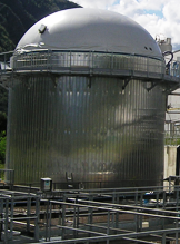 Biogas production from Whey
