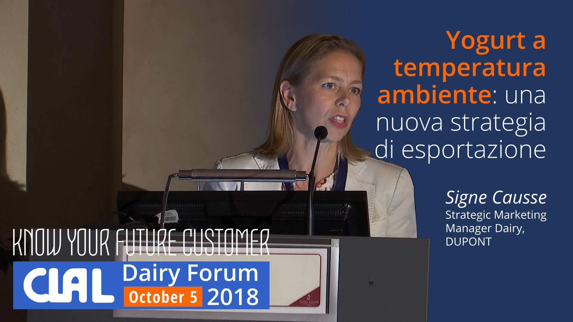 Signe Causse | CLAL Dairy Forum 2018